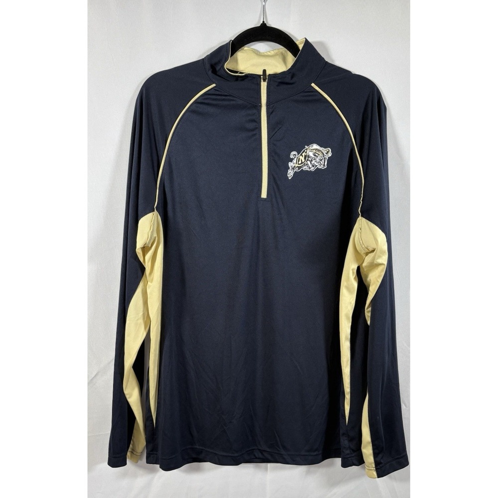 Colosseum warm-up shirt size XL U.S. Navy midshipman 1/4 zip